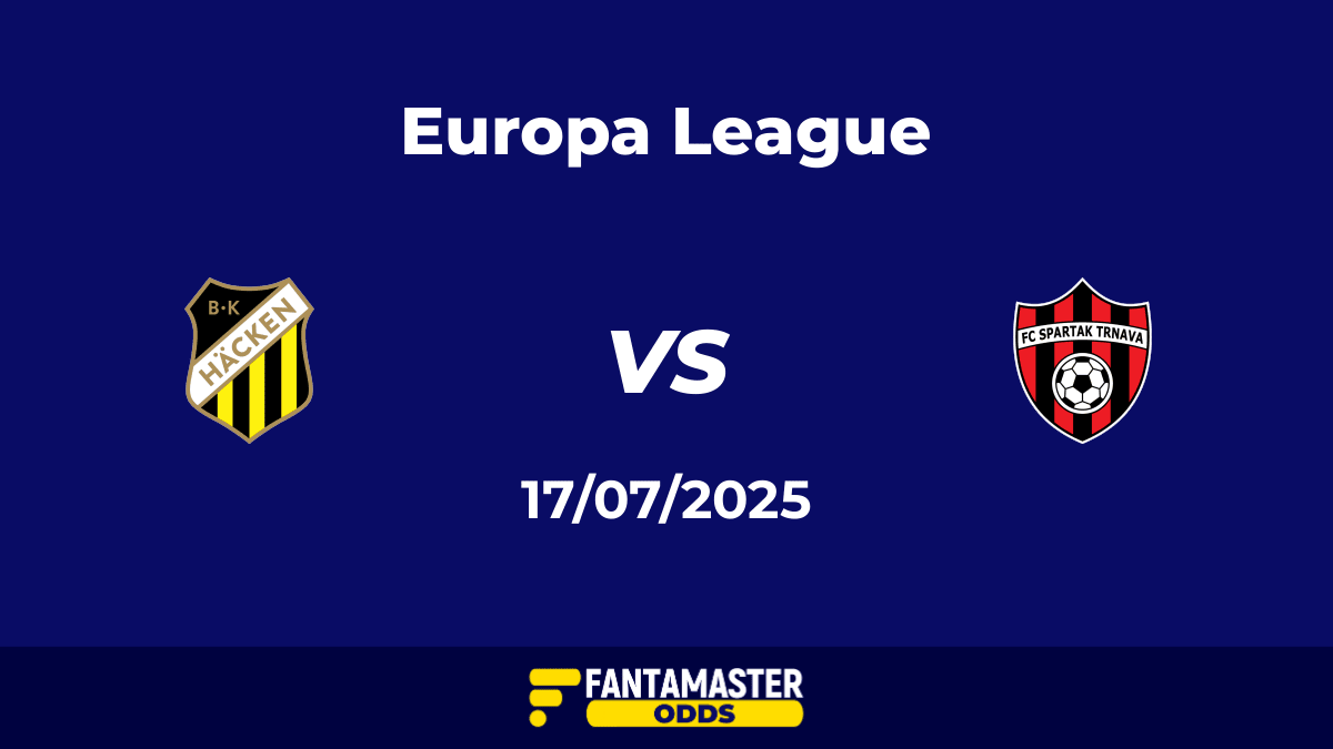 Häcken vs Spartak Trnava del 17/07/2025