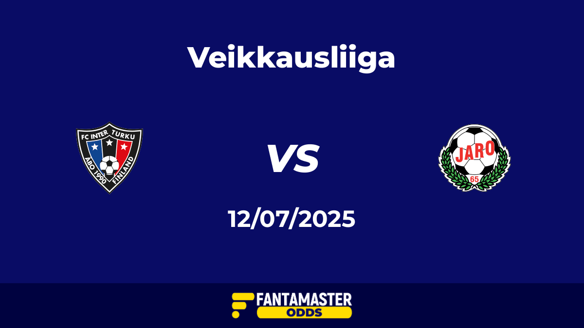 Inter Turku vs Jaro del 12/07/2025