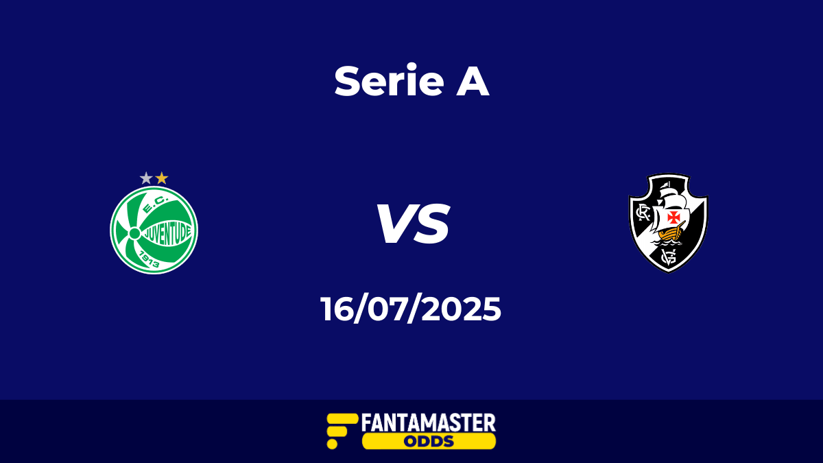 Juventude vs Vasco da Gama del 16/07/2025