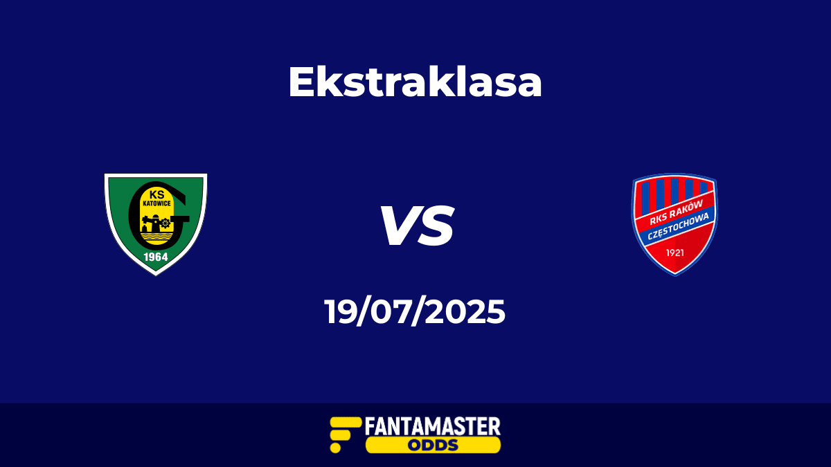 Katowice vs Raków Częstochowa del 19/07/2025