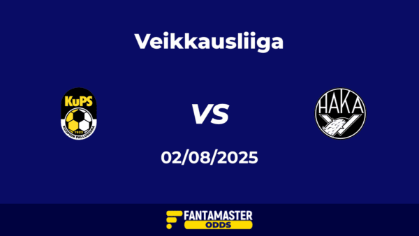 KuPS vs Haka del 02/08/2025