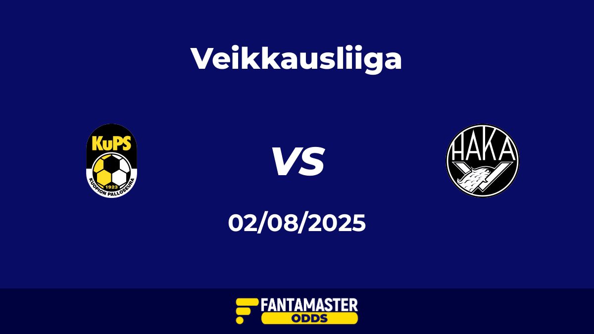KuPS vs Haka del 02/08/2025