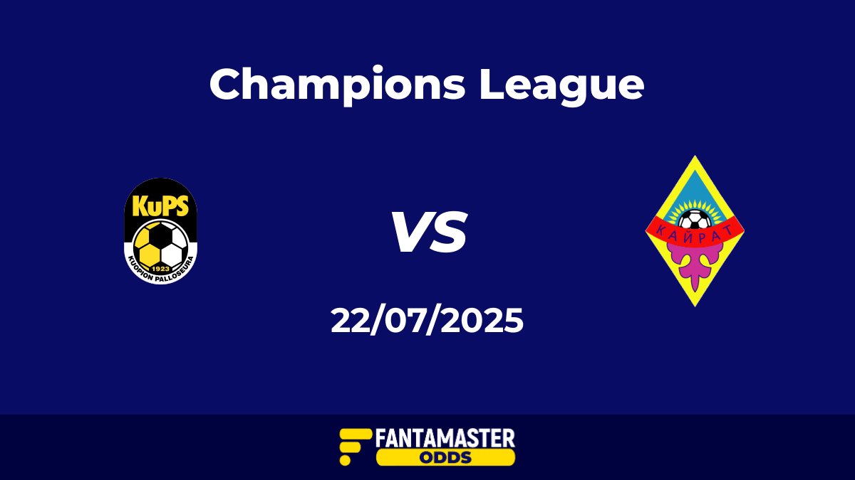 KuPS vs Kairat del 22/07/2025