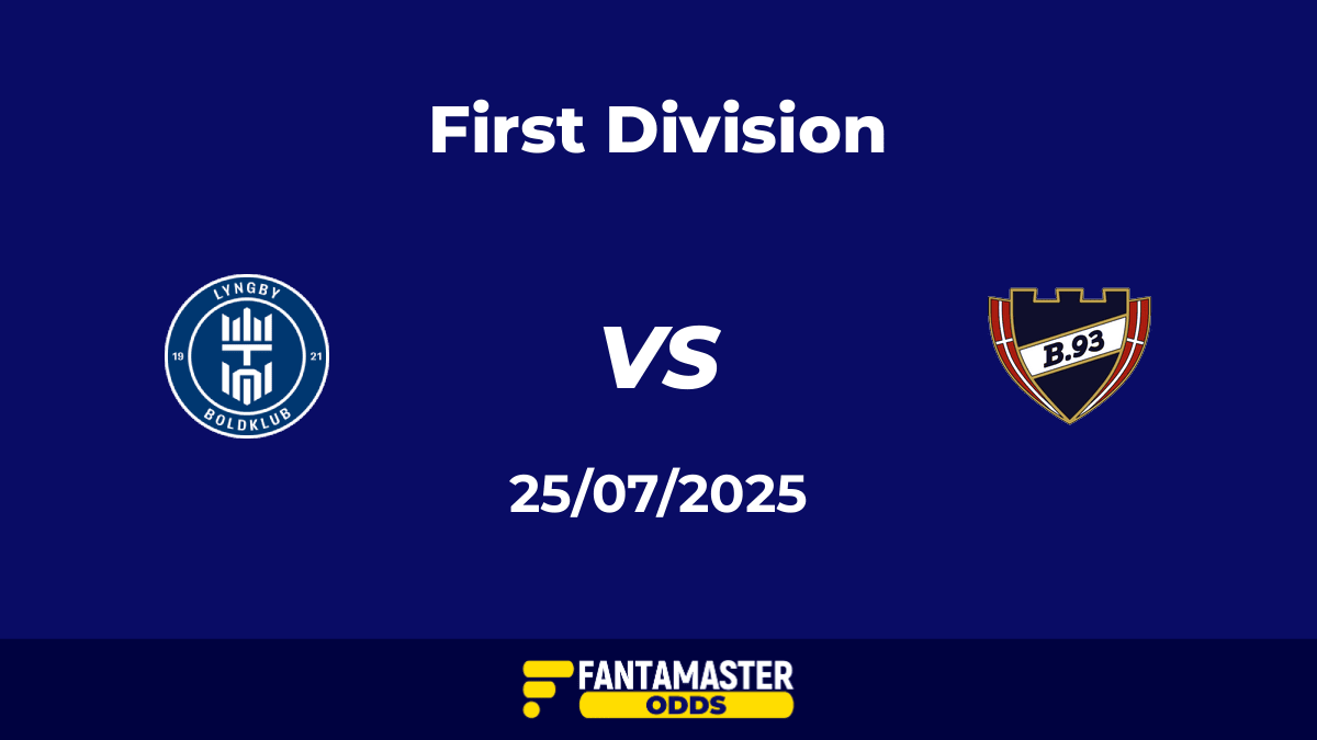 Lyngby Boldklub vs B 93 del 25/07/2025