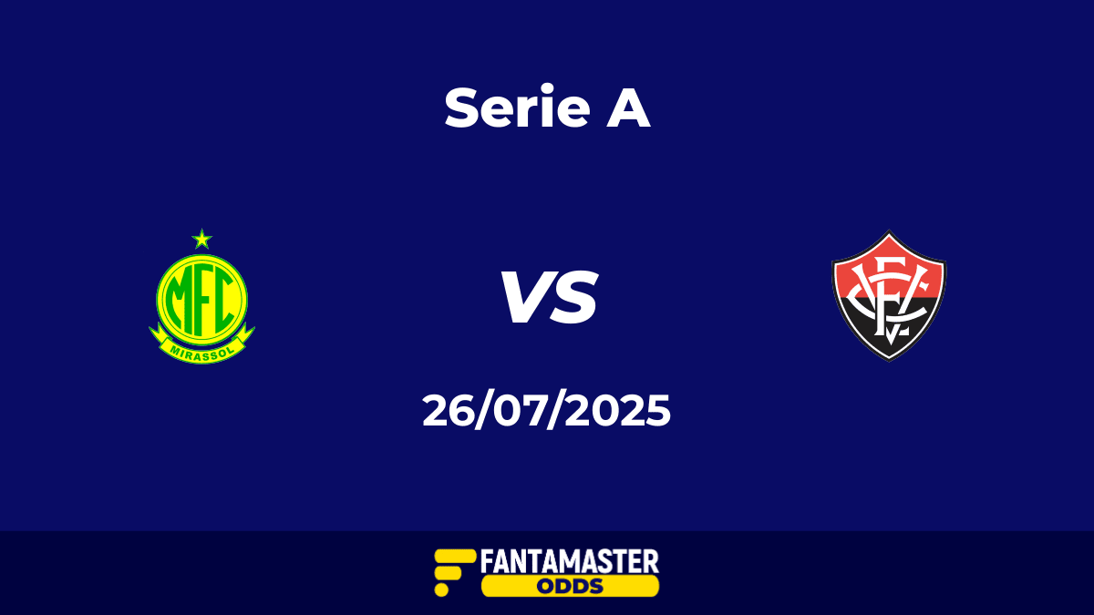 Mirassol vs Vitória del 26/07/2025
