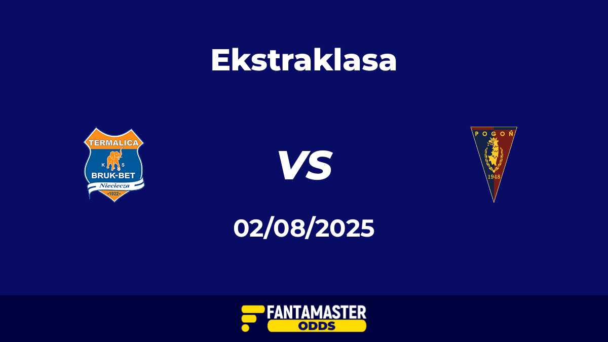 Nieciecza vs Pogoń Szczecin del 02/08/2025
