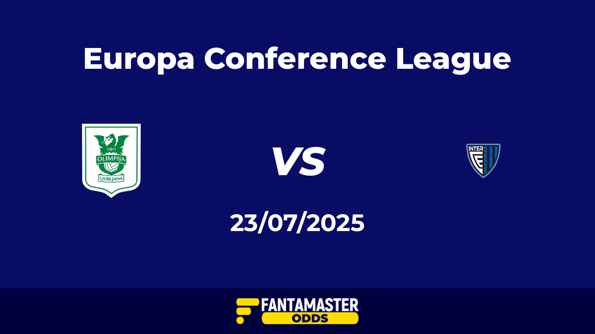 Olimpija vs Inter Club d'Escaldes del 23/07/2025