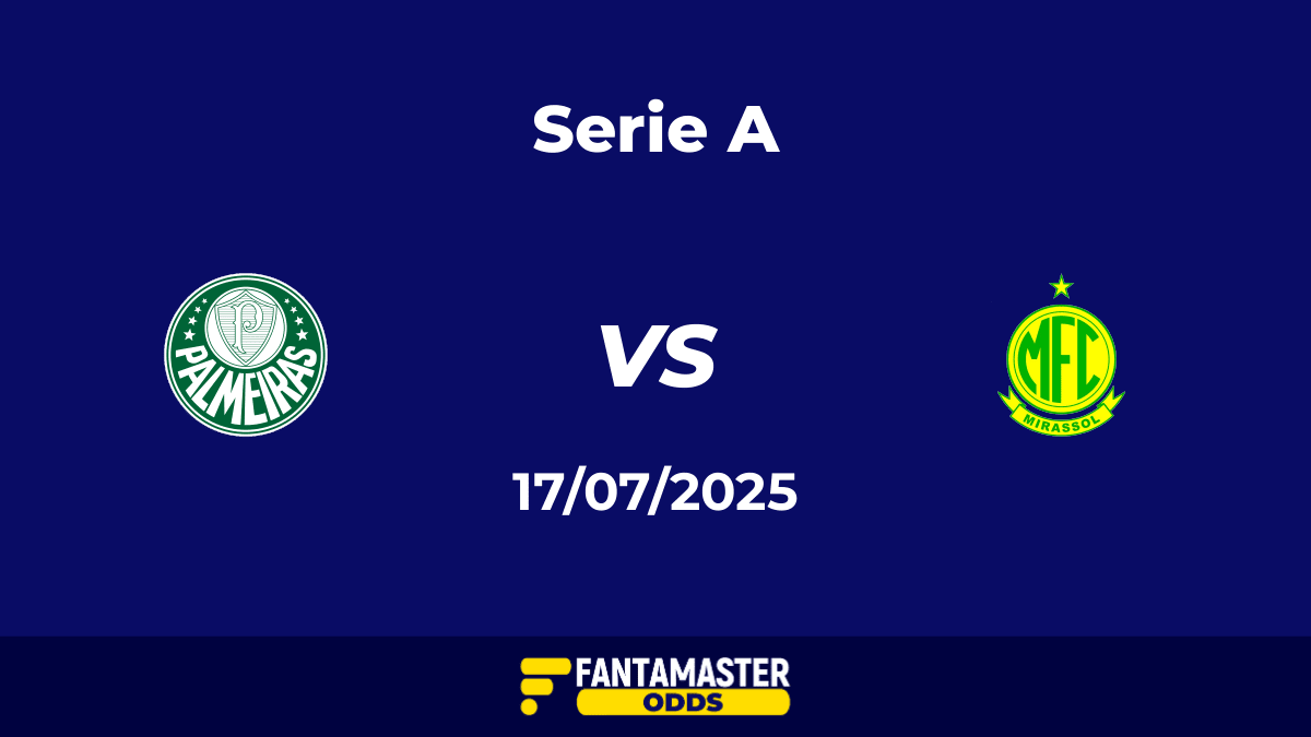 Palmeiras vs Mirassol del 16/07/2025