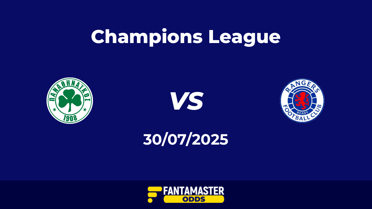 Panathinaikos vs Rangers del 30/07/2025