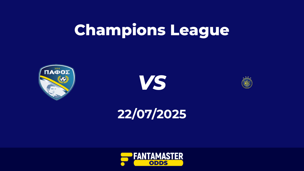 Paphos vs Maccabi Tel Aviv del 22/07/2025