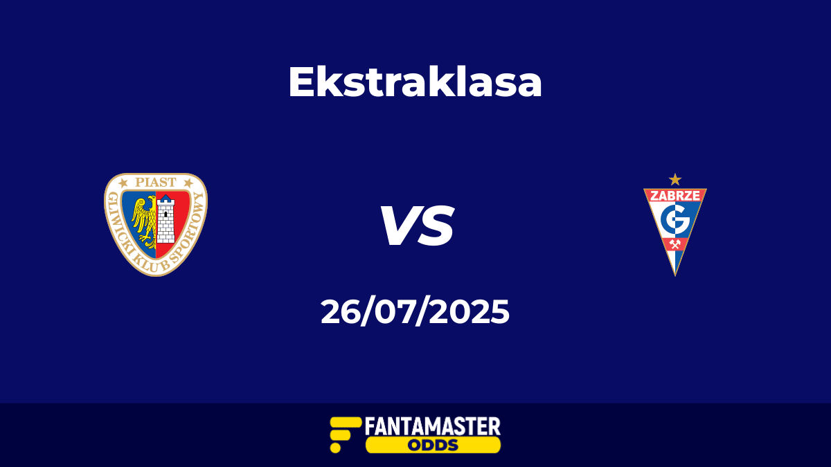 Piast Gliwice vs Górnik Zabrze del 26/07/2025