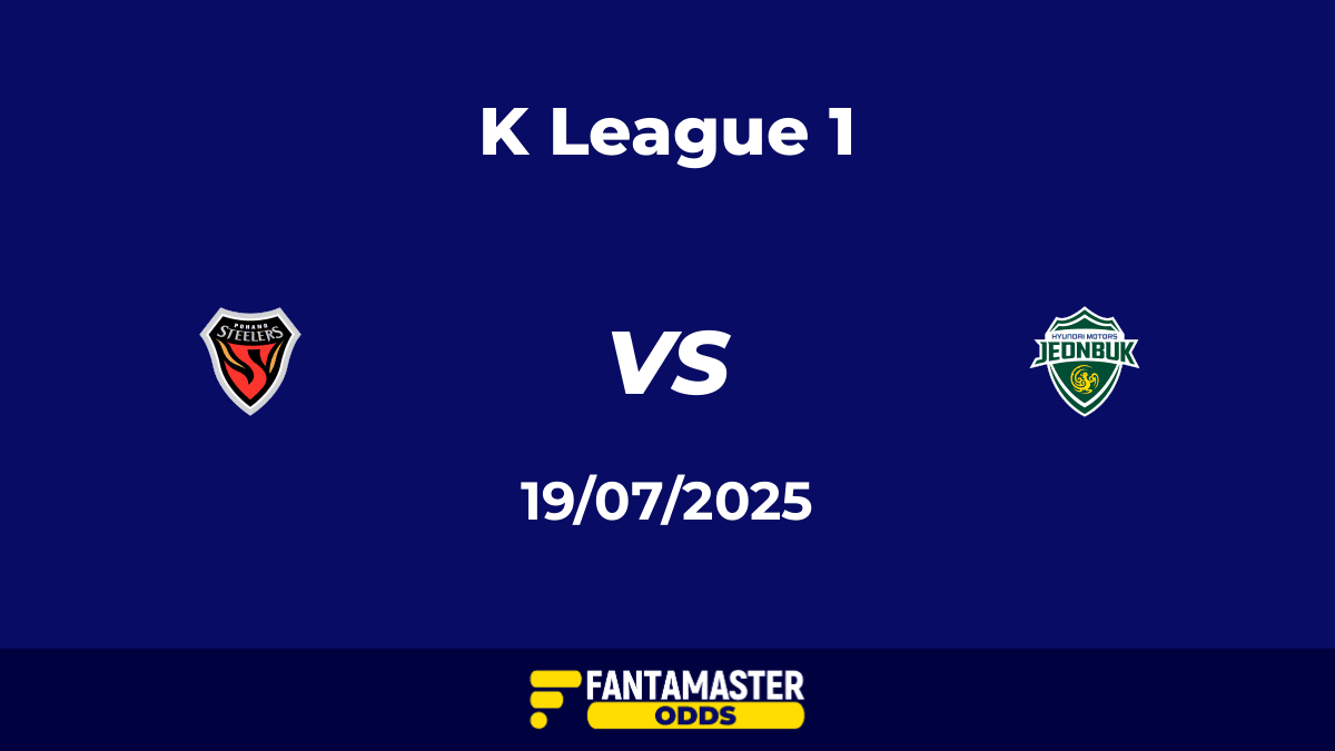 Pohang Steelers vs Jeonbuk Motors del 19/07/2025