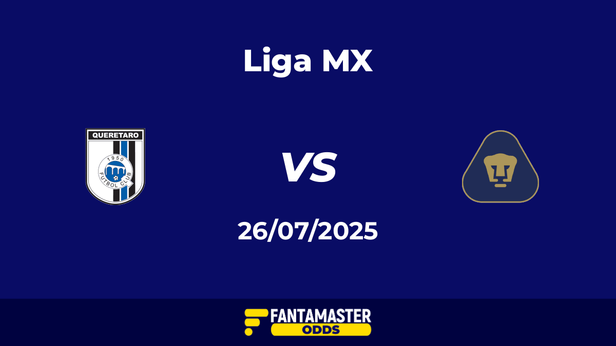 Querétaro vs Pumas UNAM del 26/07/2025