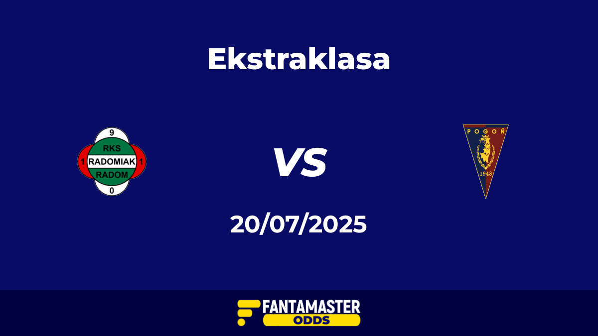 Radomiak Radom vs Pogoń Szczecin del 20/07/2025