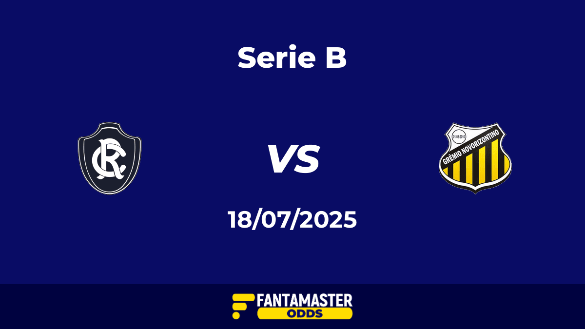Remo vs Novorizontino del 18/07/2025