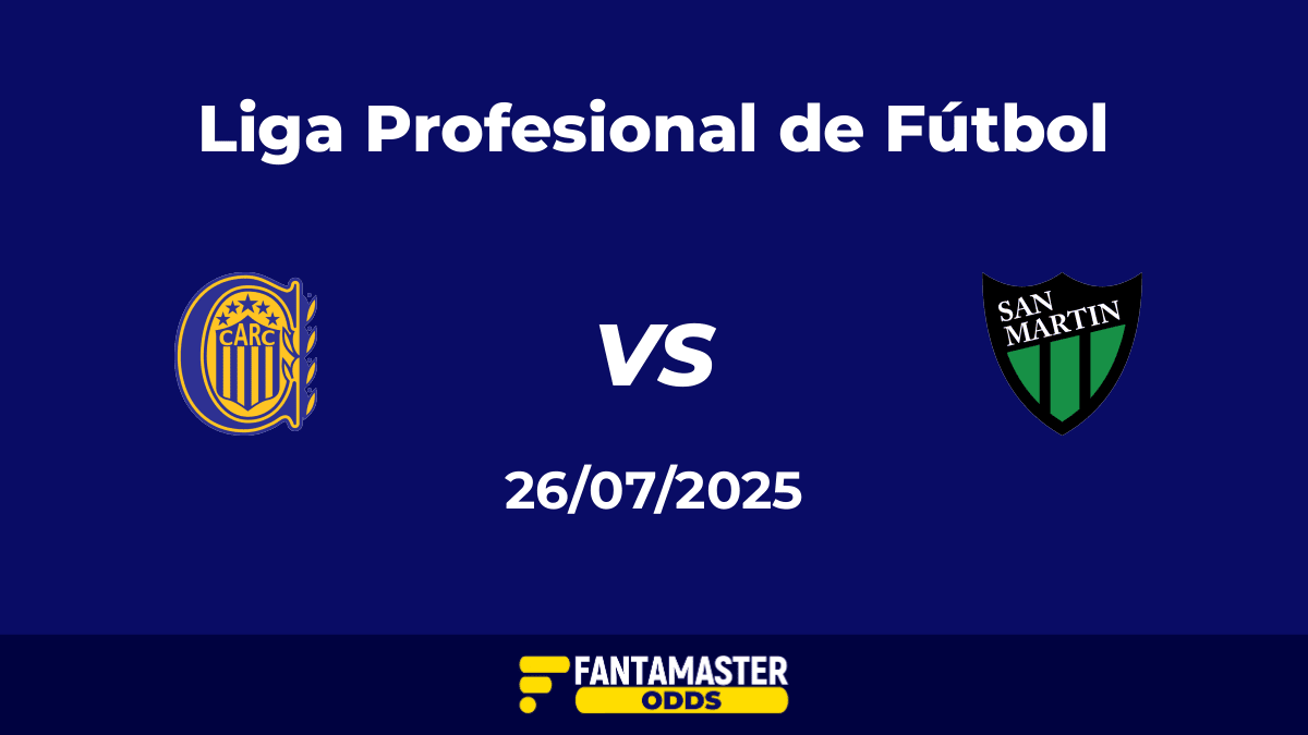 Rosario Central vs San Martín San Juan del 26/07/2025