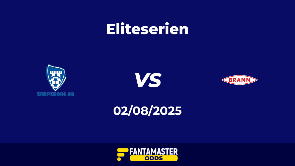 Sarpsborg 08 vs Brann del 02/08/2025