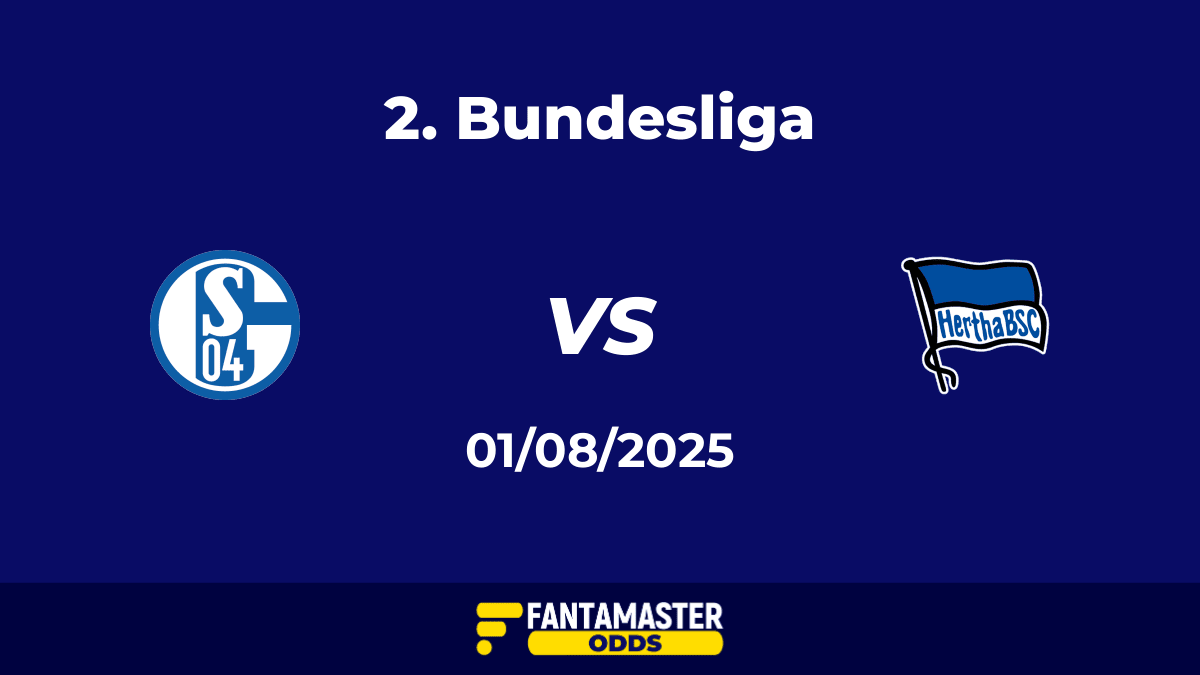 Schalke 04 vs Hertha BSC del 01/08/2025
