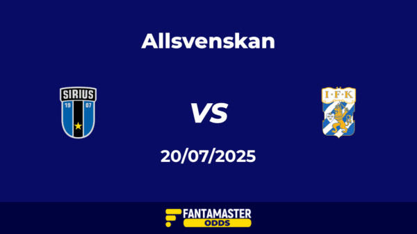 Sirius vs IFK Göteborg del 20/07/2025