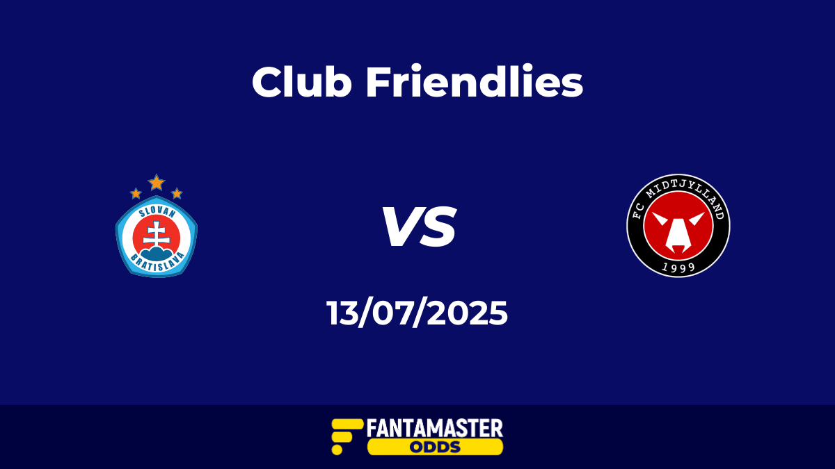Slovan Bratislava vs FC Midtjylland del 13/07/2025