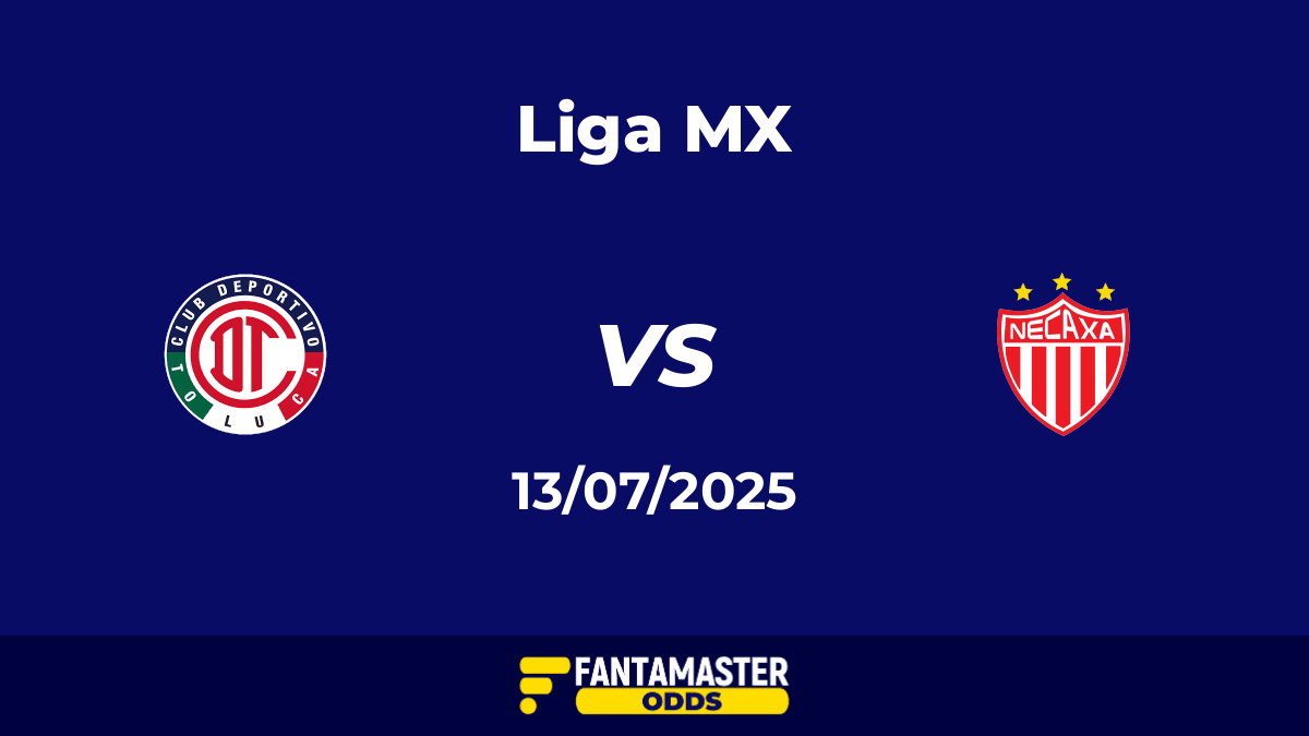Toluca vs Necaxa del 13/07/2025