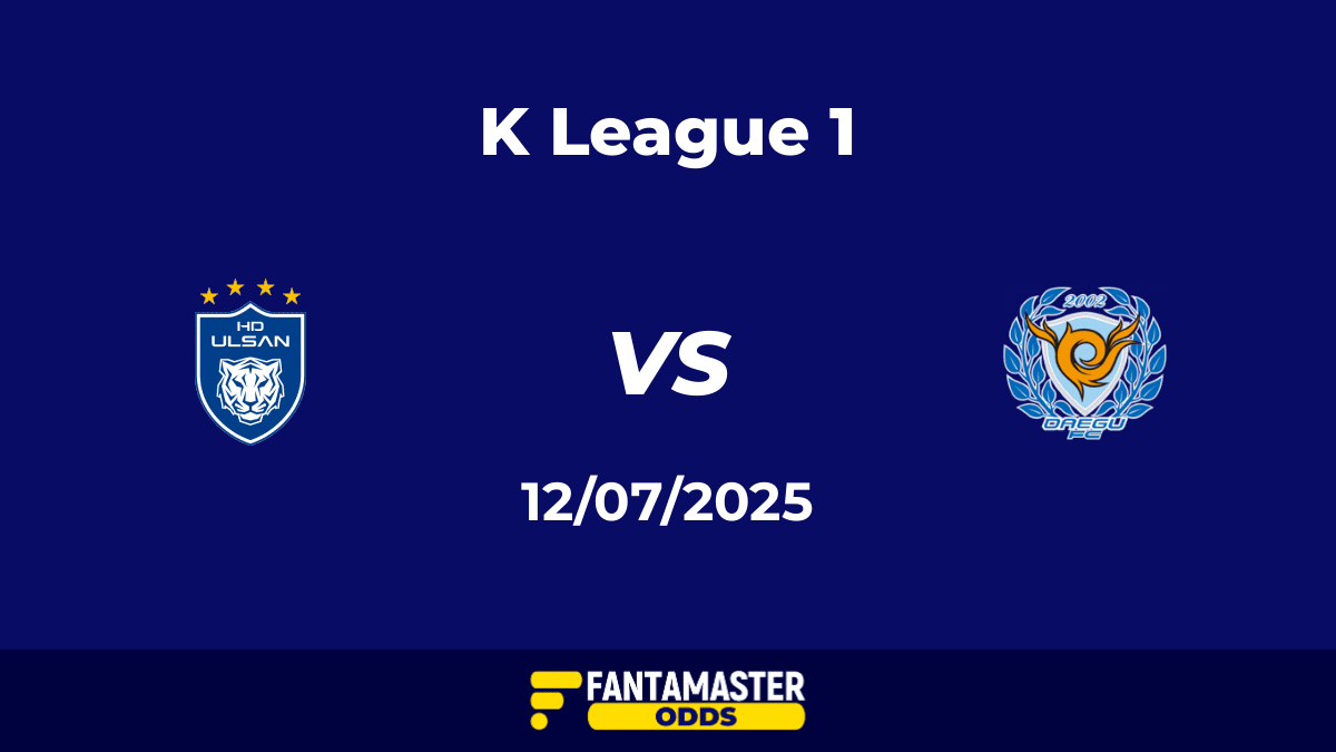 Ulsan HD vs Daegu del 12/07/2025