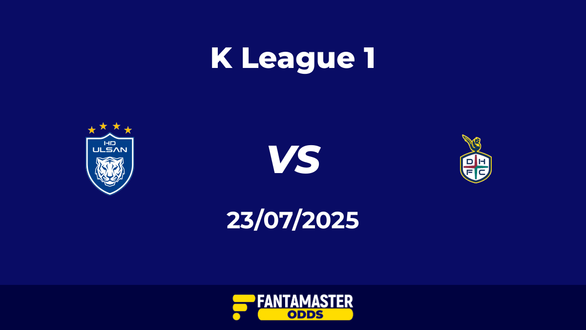 Ulsan HD vs Daejeon Citizen del 23/07/2025