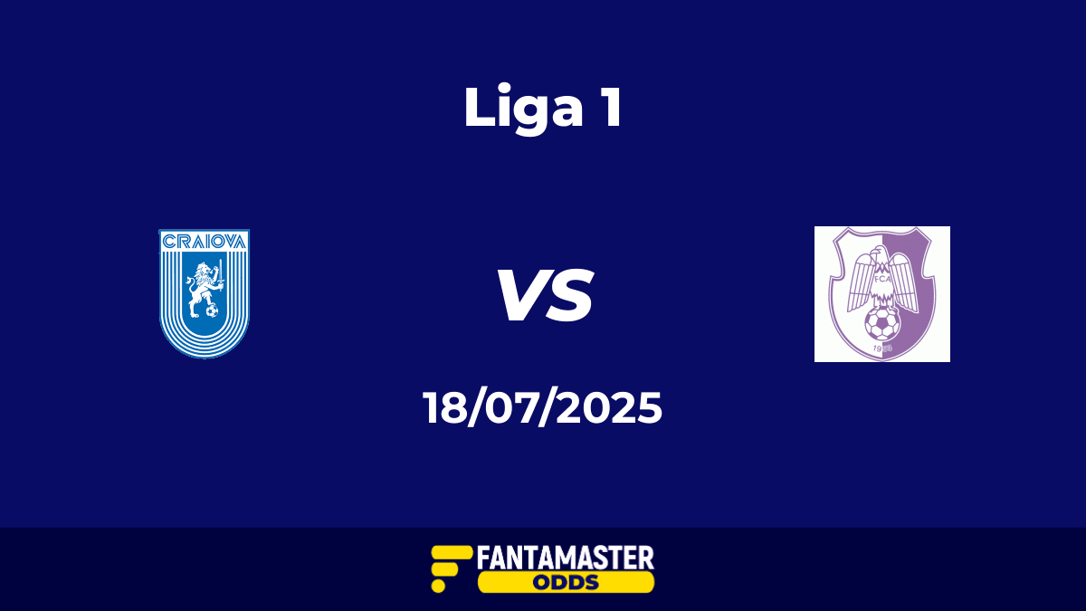 Universitatea Craiova vs Argeş del 18/07/2025