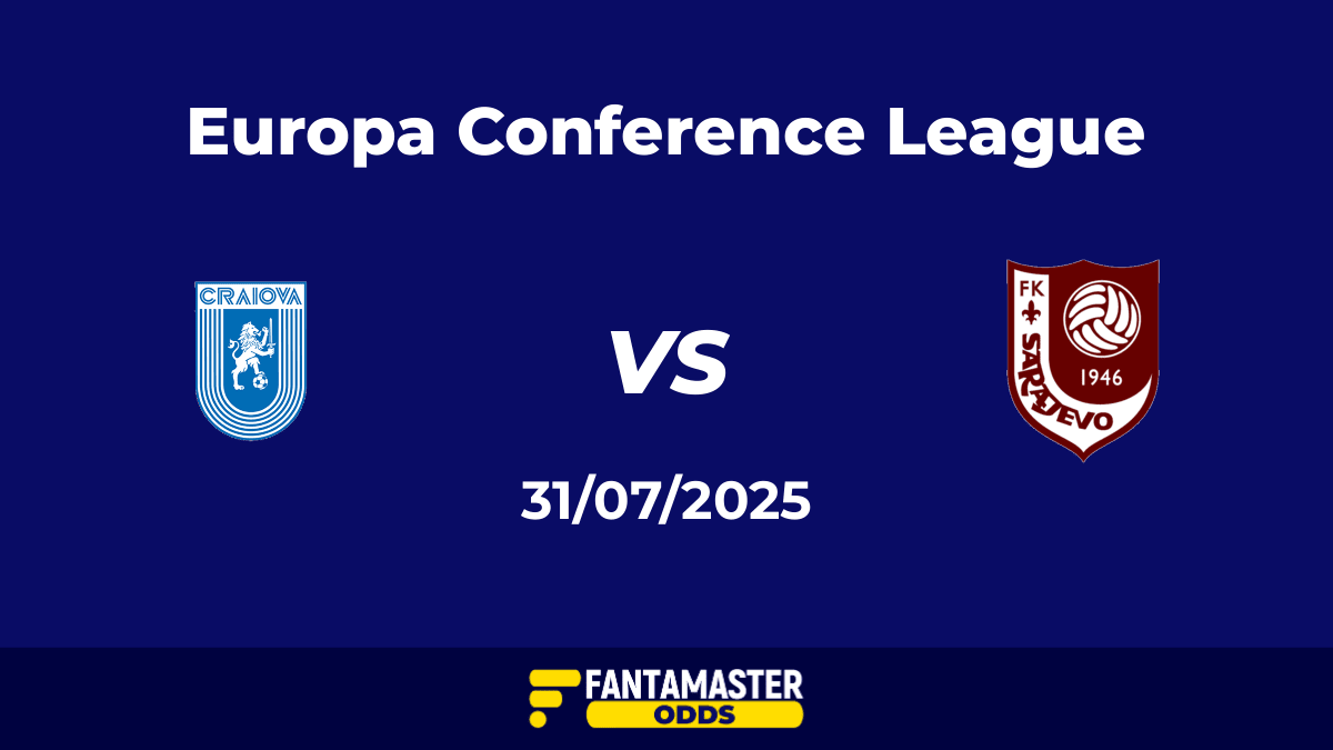 Universitatea Craiova vs Sarajevo del 31/07/2025