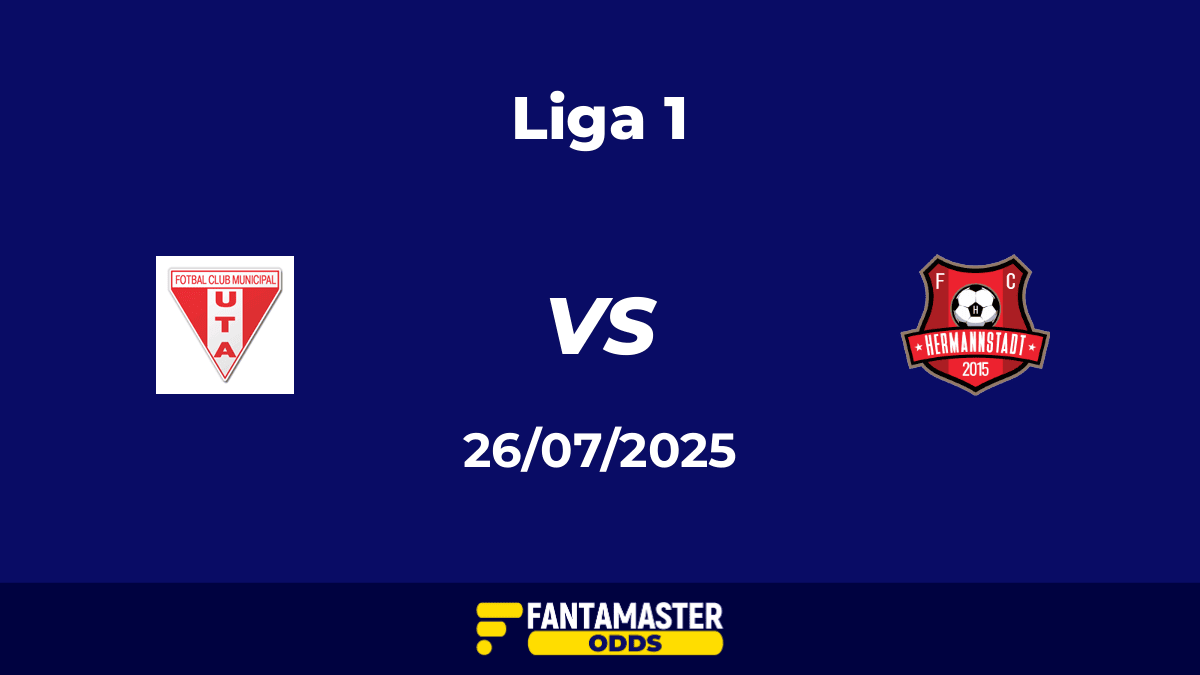 UTA Arad vs Hermannstadt del 26/07/2025