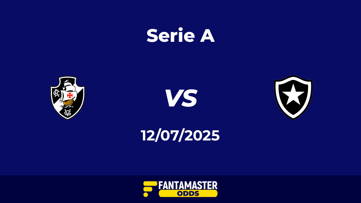 Vasco da Gama vs Botafogo del 12/07/2025