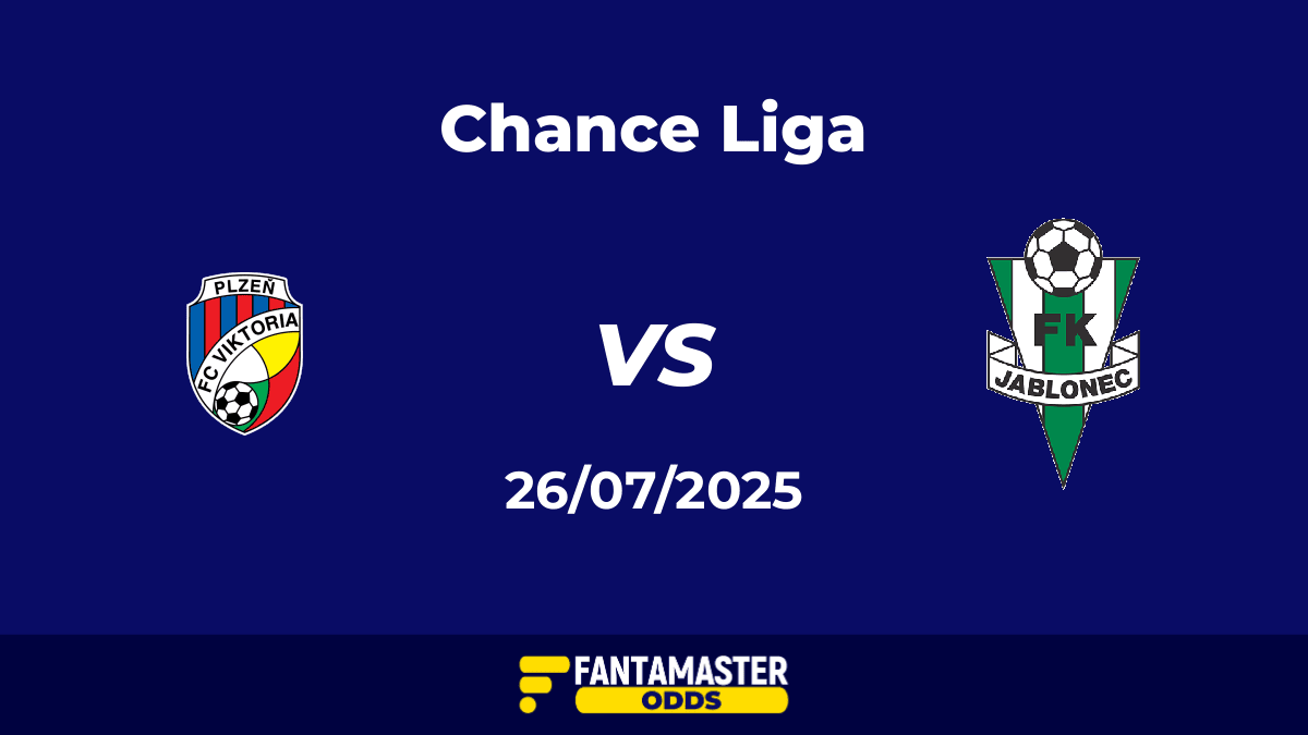 Viktoria Plzeň vs Jablonec del 26/07/2025