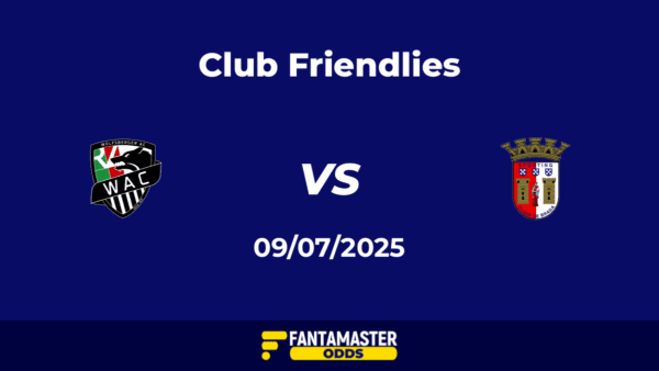 Wolfsberger AC vs Sporting Braga del 09/07/2025