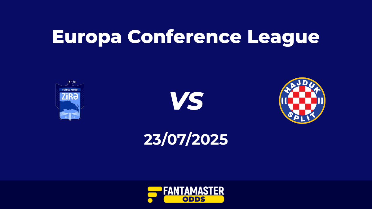 Zira vs Hajduk Split del 23/07/2025
